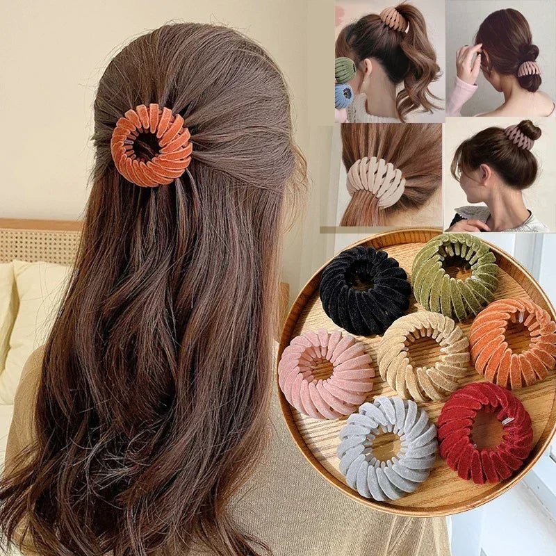 Bird Nest Shaped Ponytail Hair Clip – Magic Lazy Braider Hairpin for Women - Guineman